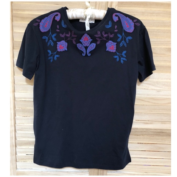 SANDRO COTTON T-Shirt, NWT, XS, Blue❣️FIRM PRICE❣️ - Picture 3 of 6